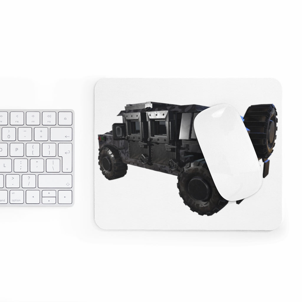 Hummer Vehicle Mouse Pad featuring a vibrant design and non-slip surface, ideal for enhancing workspace aesthetics.