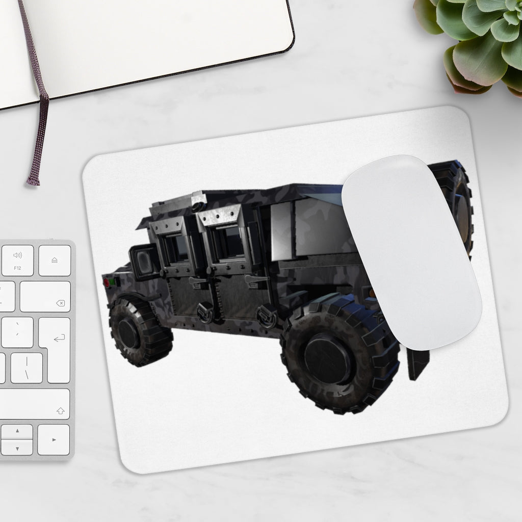 Hummer Vehicle Mouse Pad featuring a vibrant design and non-slip surface, ideal for enhancing workspace aesthetics.