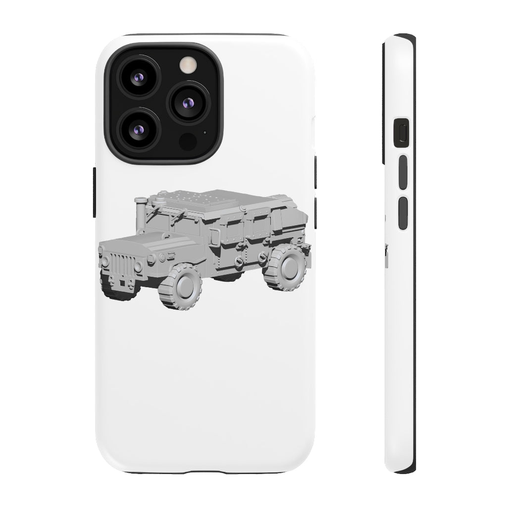 Hummer Vehicle Tough Case showcasing its dual-layer design and vibrant photographic print.