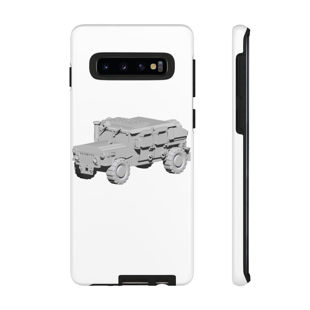 Hummer Vehicle Tough Case showcasing its dual-layer design and vibrant photographic print.