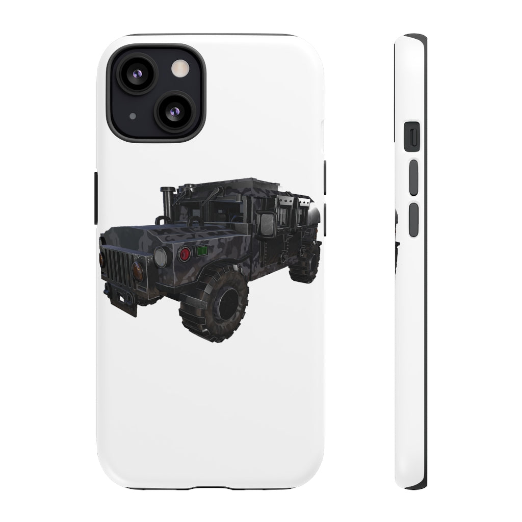 Hummer Vehicle Tough Case showcasing its dual-layer design and stylish photographic print.