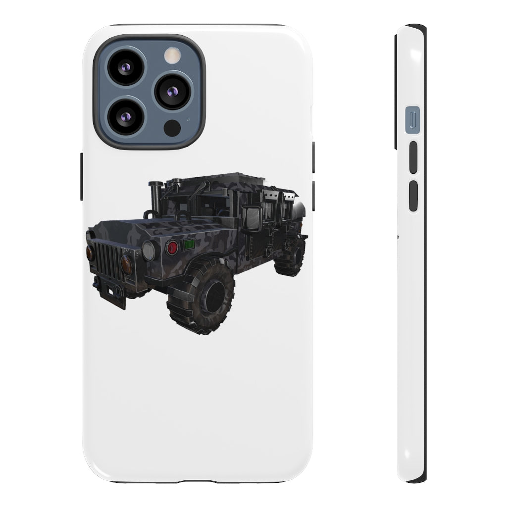 Hummer Vehicle Tough Case showcasing its dual-layer design and stylish photographic print.