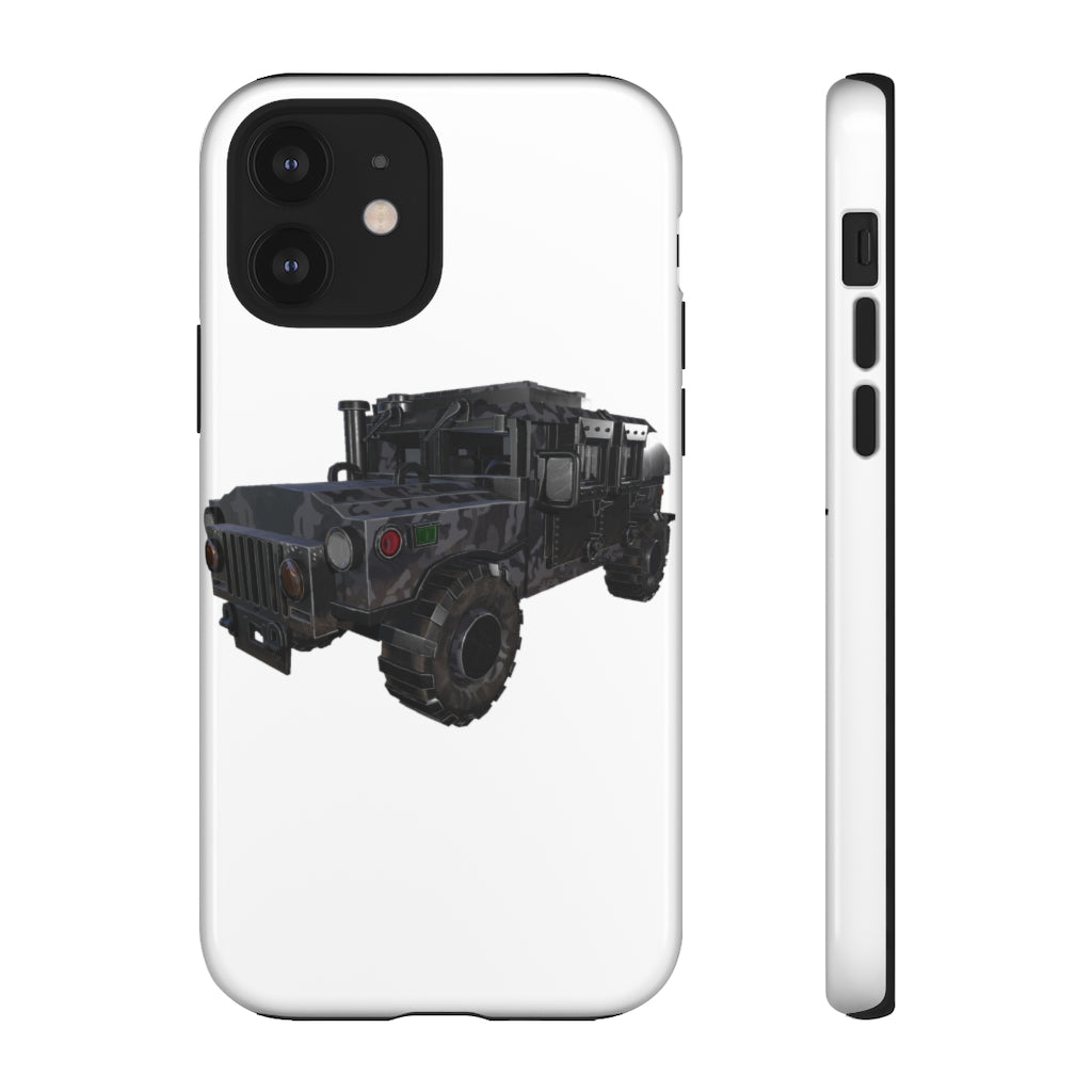 Hummer Vehicle Tough Case showcasing its dual-layer design and stylish photographic print.