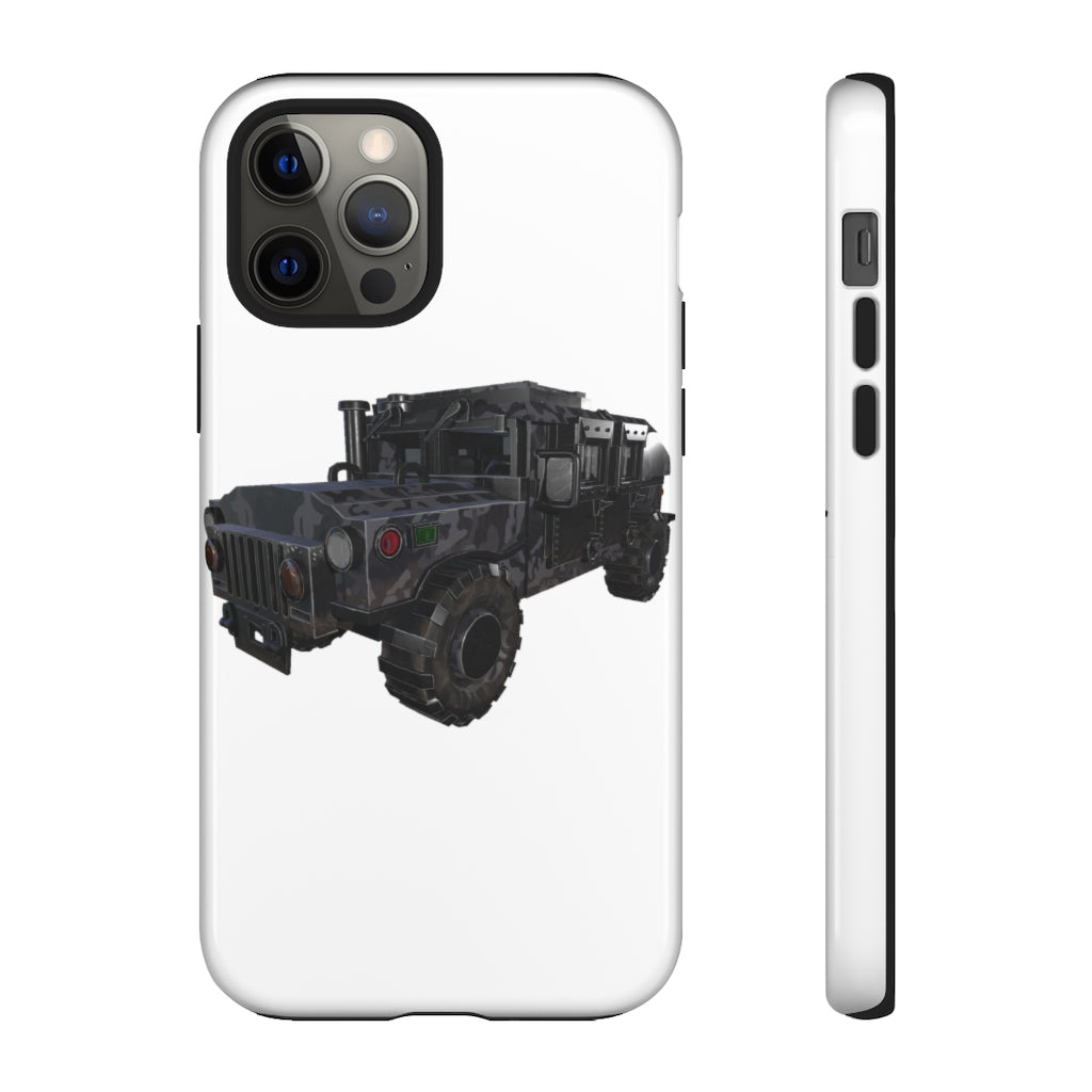 Hummer Vehicle Tough Case showcasing its dual-layer design and stylish photographic print.