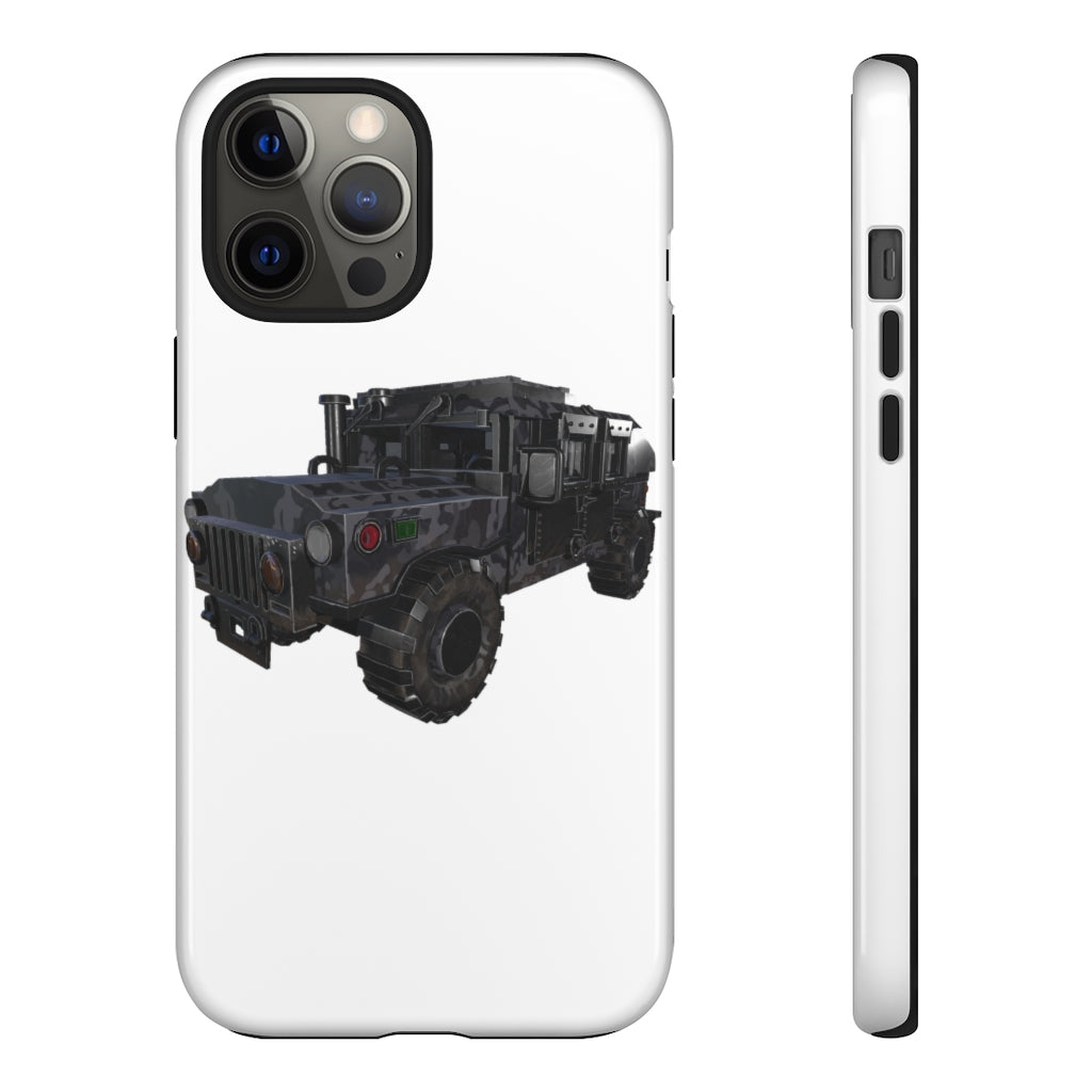 Hummer Vehicle Tough Case showcasing its dual-layer design and stylish photographic print.