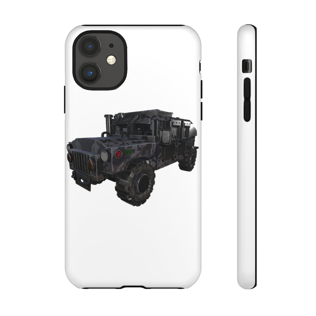 Hummer Vehicle Tough Case showcasing its dual-layer design and stylish photographic print.