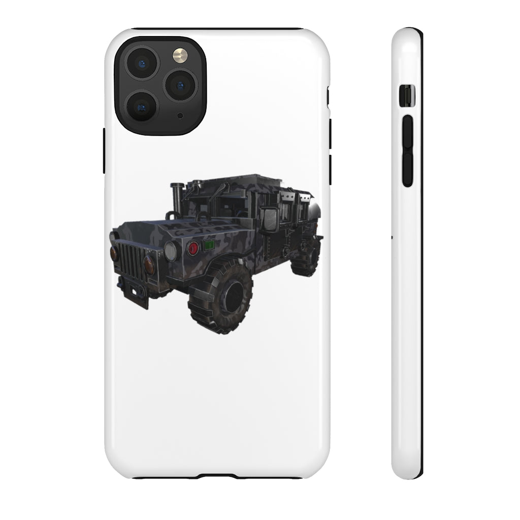 Hummer Vehicle Tough Case showcasing its dual-layer design and stylish photographic print.