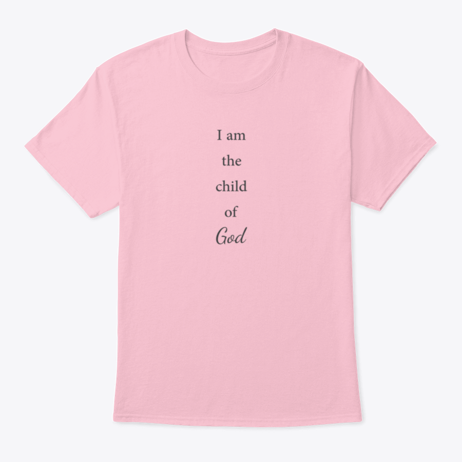 A motivational wall print featuring the quote 'I Am The Child Of God' on a soft cotton fabric, designed for home or office decor.