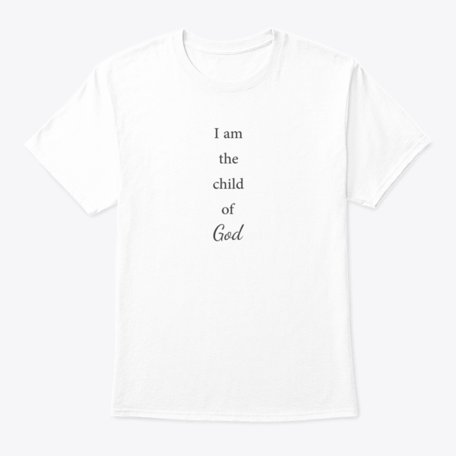 A motivational wall print featuring the quote 'I Am The Child Of God' on a soft cotton fabric, designed for home or office decor.