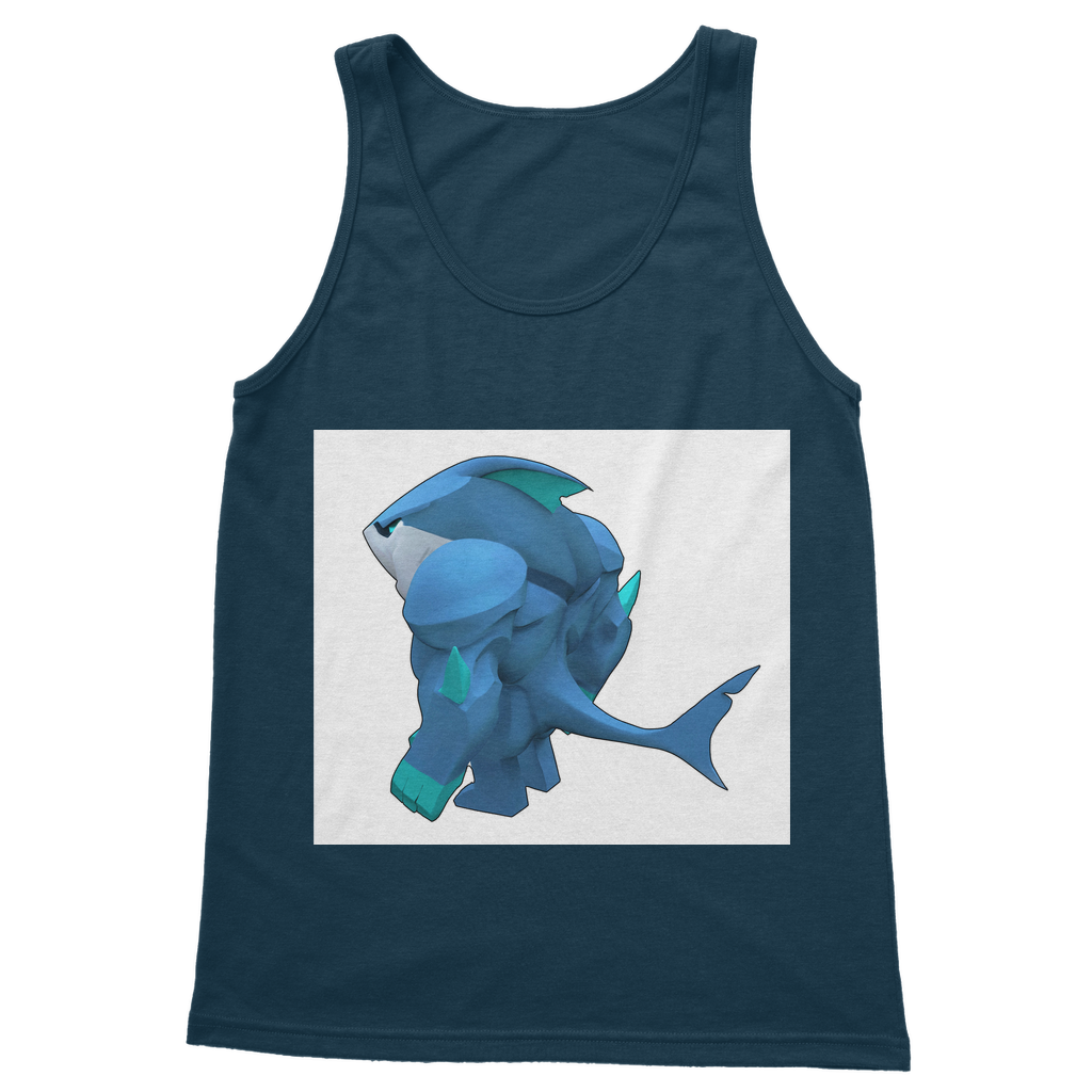 Ice Shark Classic Adult Vest Top in various colors, showcasing its unisex design and comfortable fit.