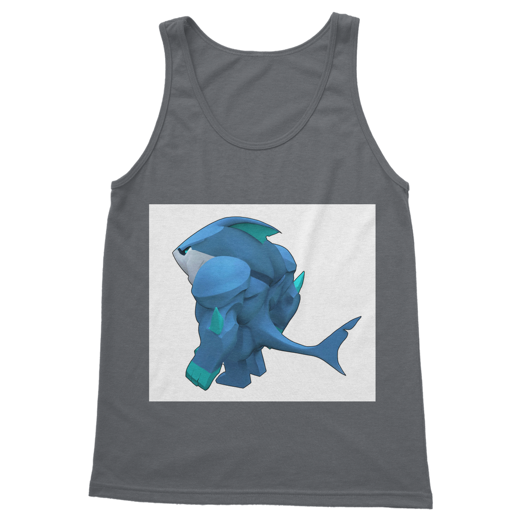 Ice Shark Classic Adult Vest Top in various colors, showcasing its unisex design and comfortable fit.