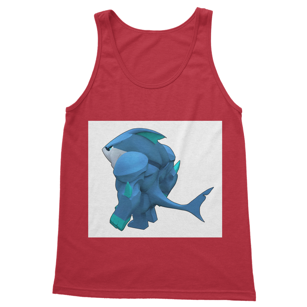 Ice Shark Classic Adult Vest Top in various colors, showcasing its unisex design and comfortable fit.