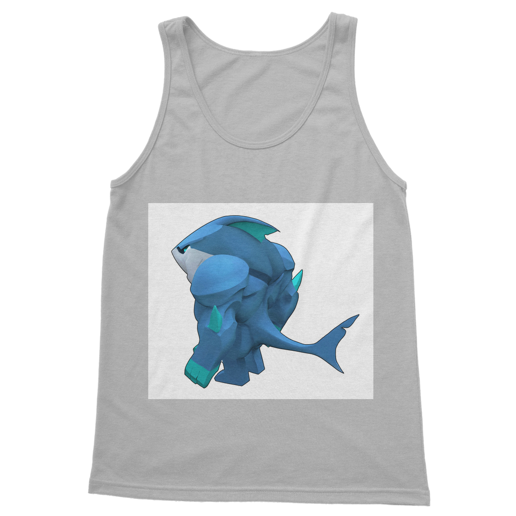 Ice Shark Classic Adult Vest Top in various colors, showcasing its unisex design and comfortable fit.