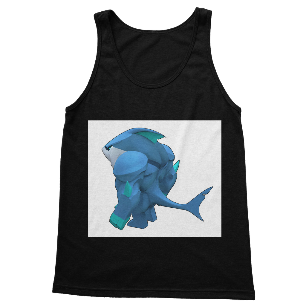 Ice Shark Classic Adult Vest Top in various colors, showcasing its unisex design and comfortable fit.