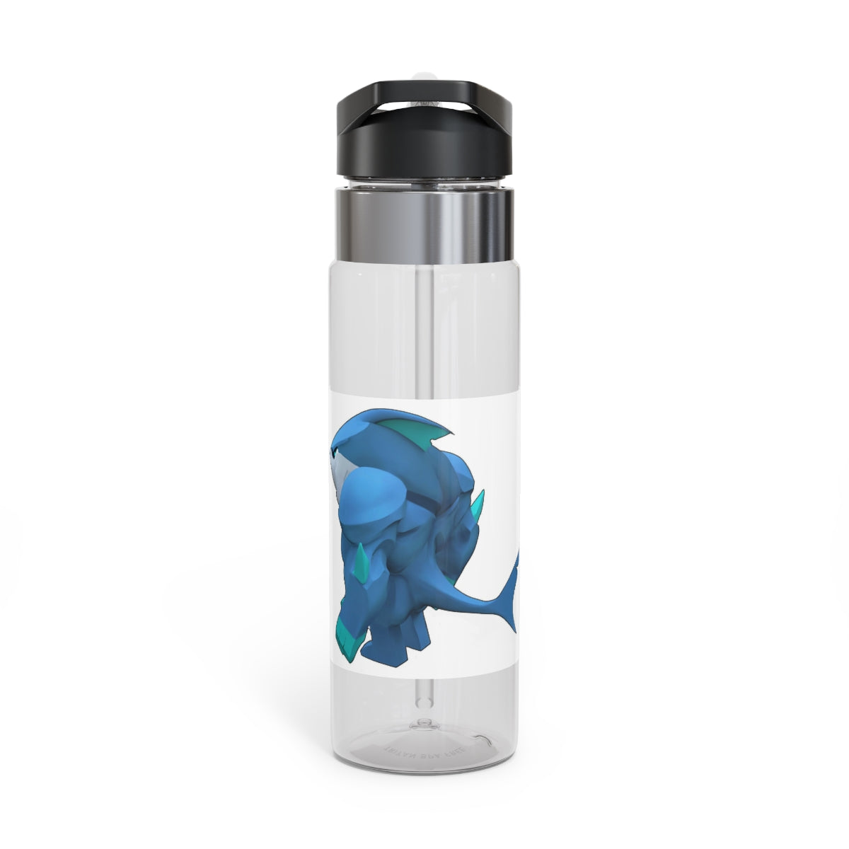 Ice Shark Kensington Tritan™ Sport Bottle in vibrant colors with a carabiner hook, showcasing its durable design and spill-resistant lid.