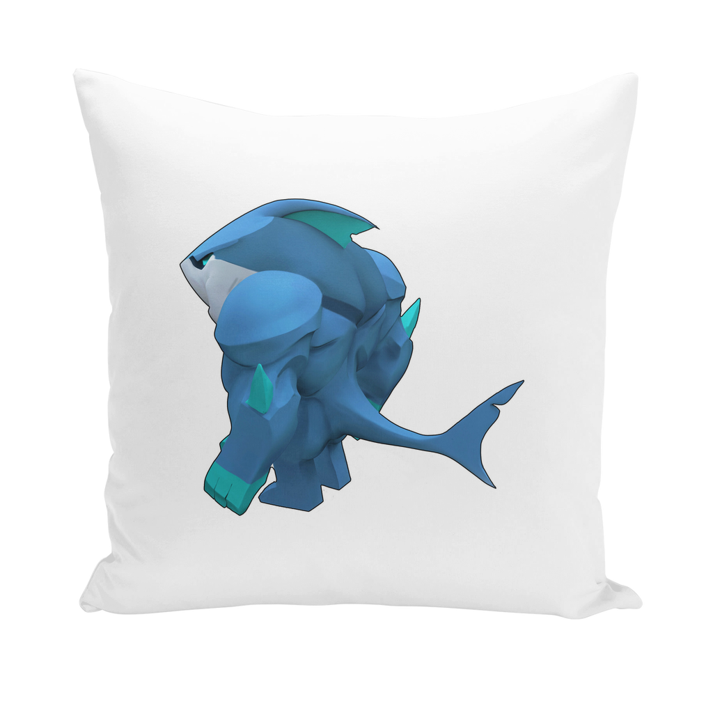 Ice Shark Throw Pillows in various styles including linen, canvas, and suede, showcasing vibrant colors and textures.