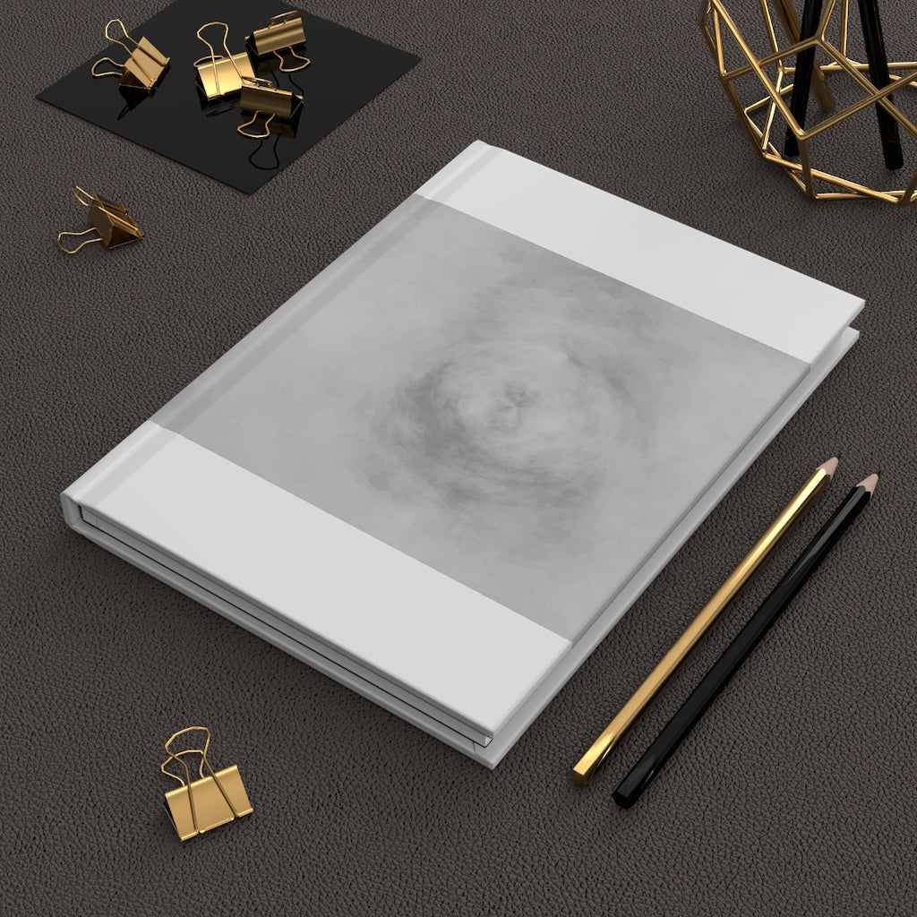 Illusion Hardcover Journal Matte with customizable covers, showcasing a stylish matte finish and lined pages.