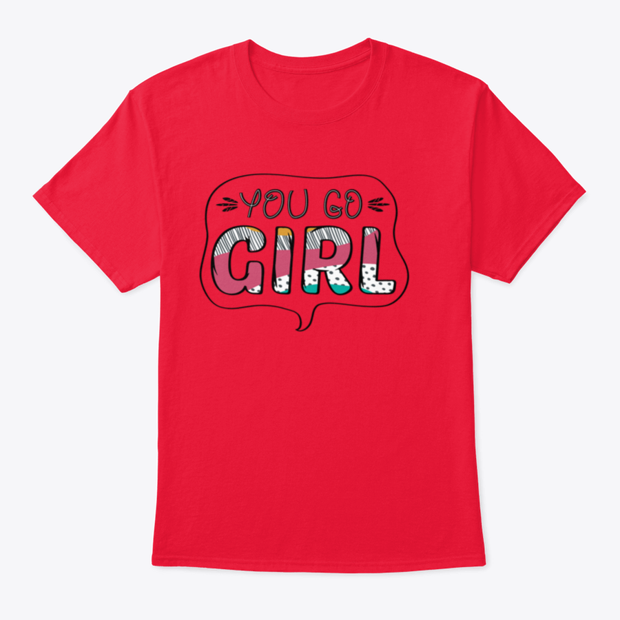 A stylish Inspirational Quote T-shirt for girls, made from 100% cotton, featuring a classic fit and inspirational design.