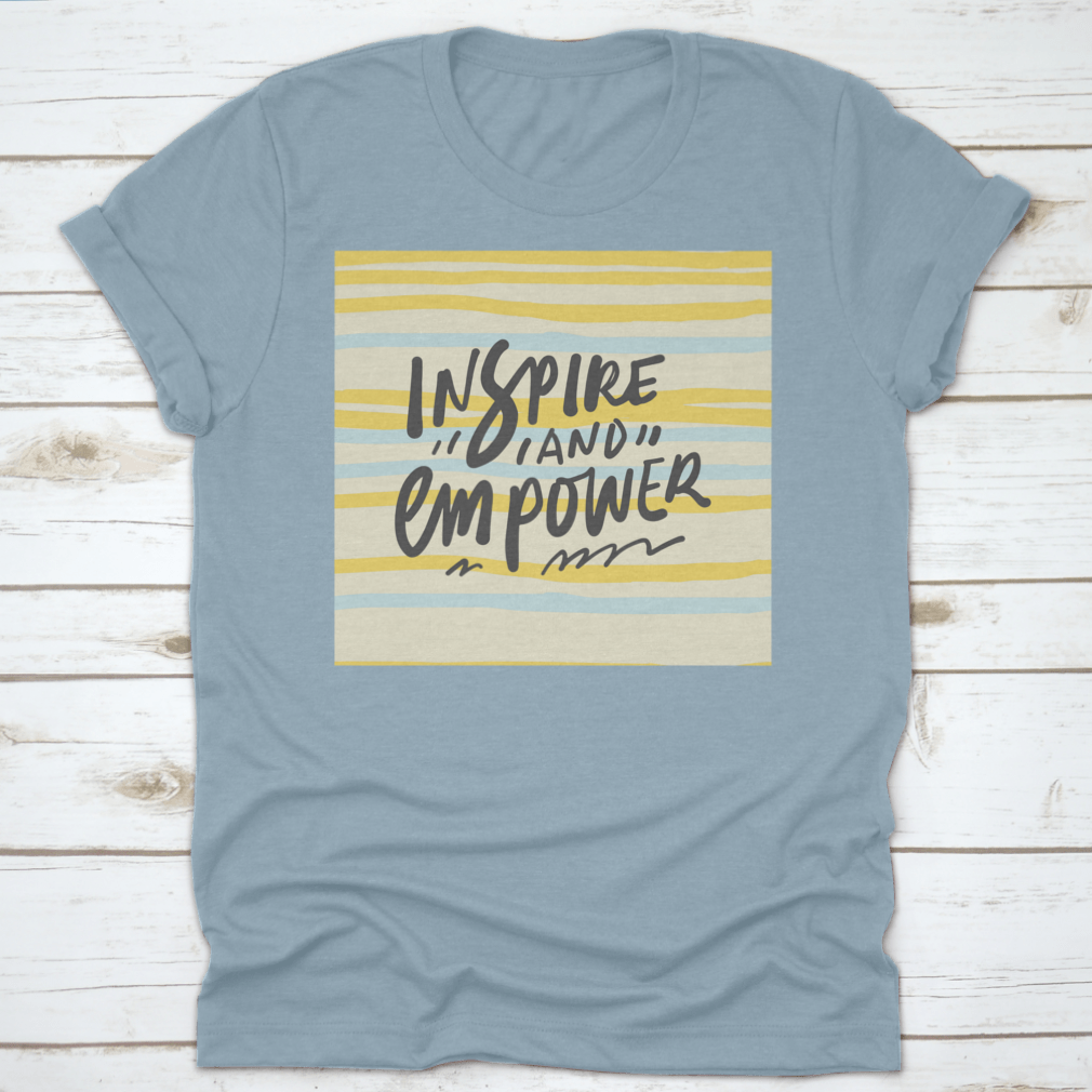 A comfortable cotton hand garment featuring positive inspirational quotes, perfect for casual wear.