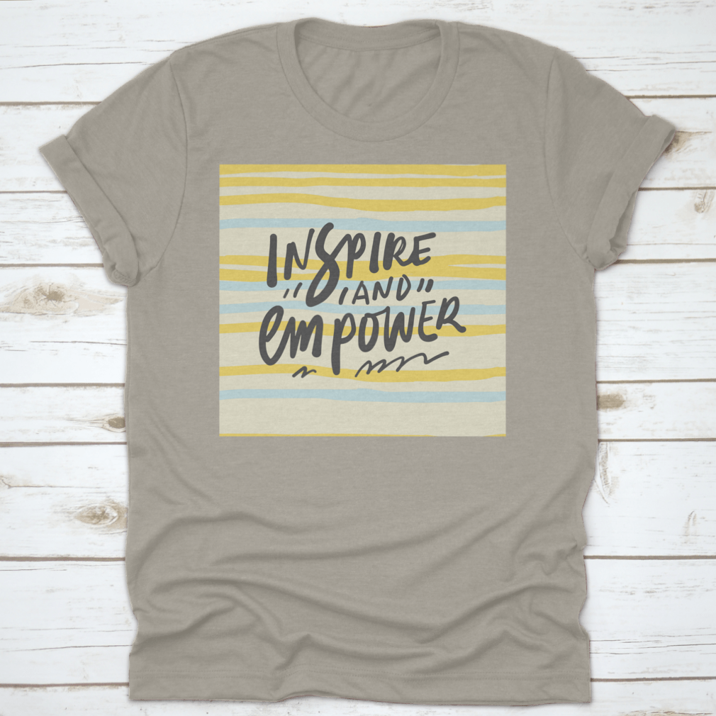 A comfortable cotton hand garment featuring positive inspirational quotes, perfect for casual wear.