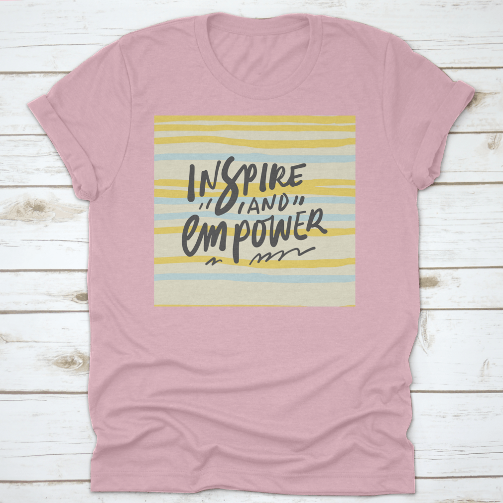 A comfortable cotton hand garment featuring positive inspirational quotes, perfect for casual wear.