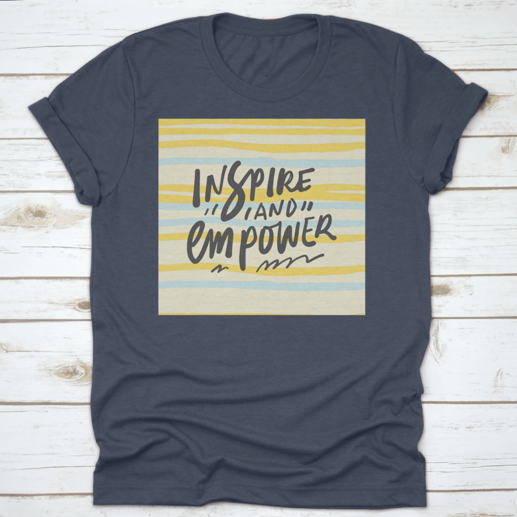 A comfortable cotton hand garment featuring positive inspirational quotes, perfect for casual wear.