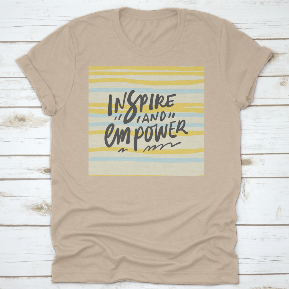 A comfortable cotton hand garment featuring positive inspirational quotes, perfect for casual wear.