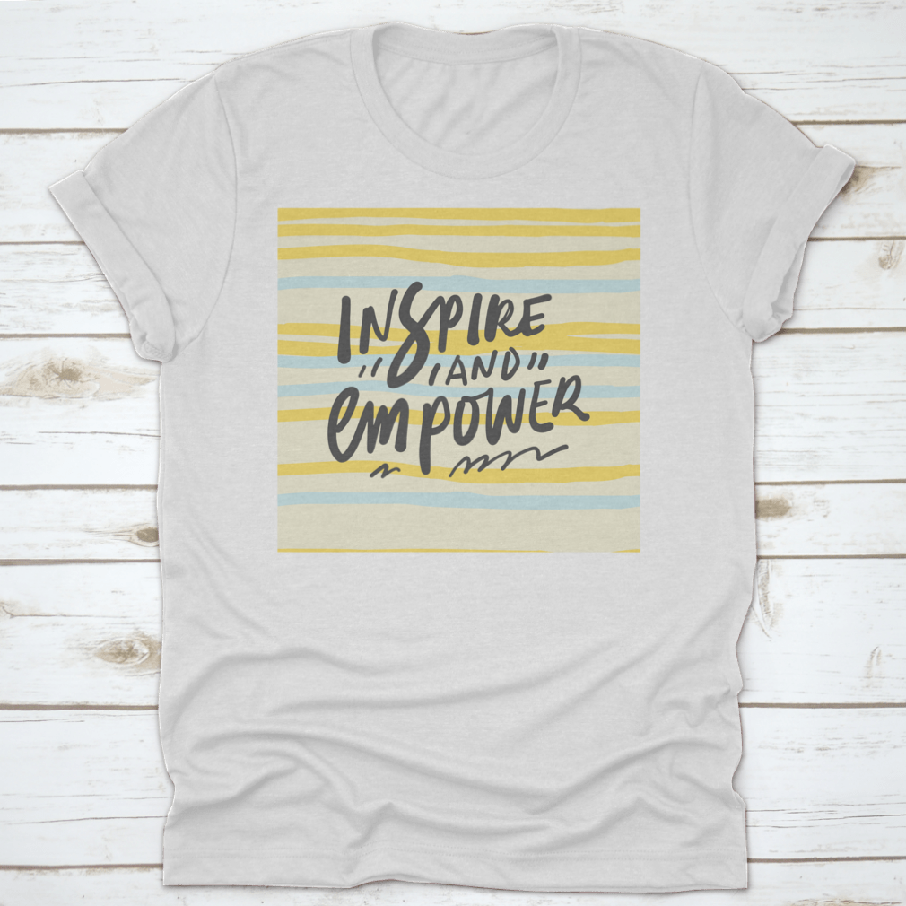 A comfortable cotton hand garment featuring positive inspirational quotes, perfect for casual wear.