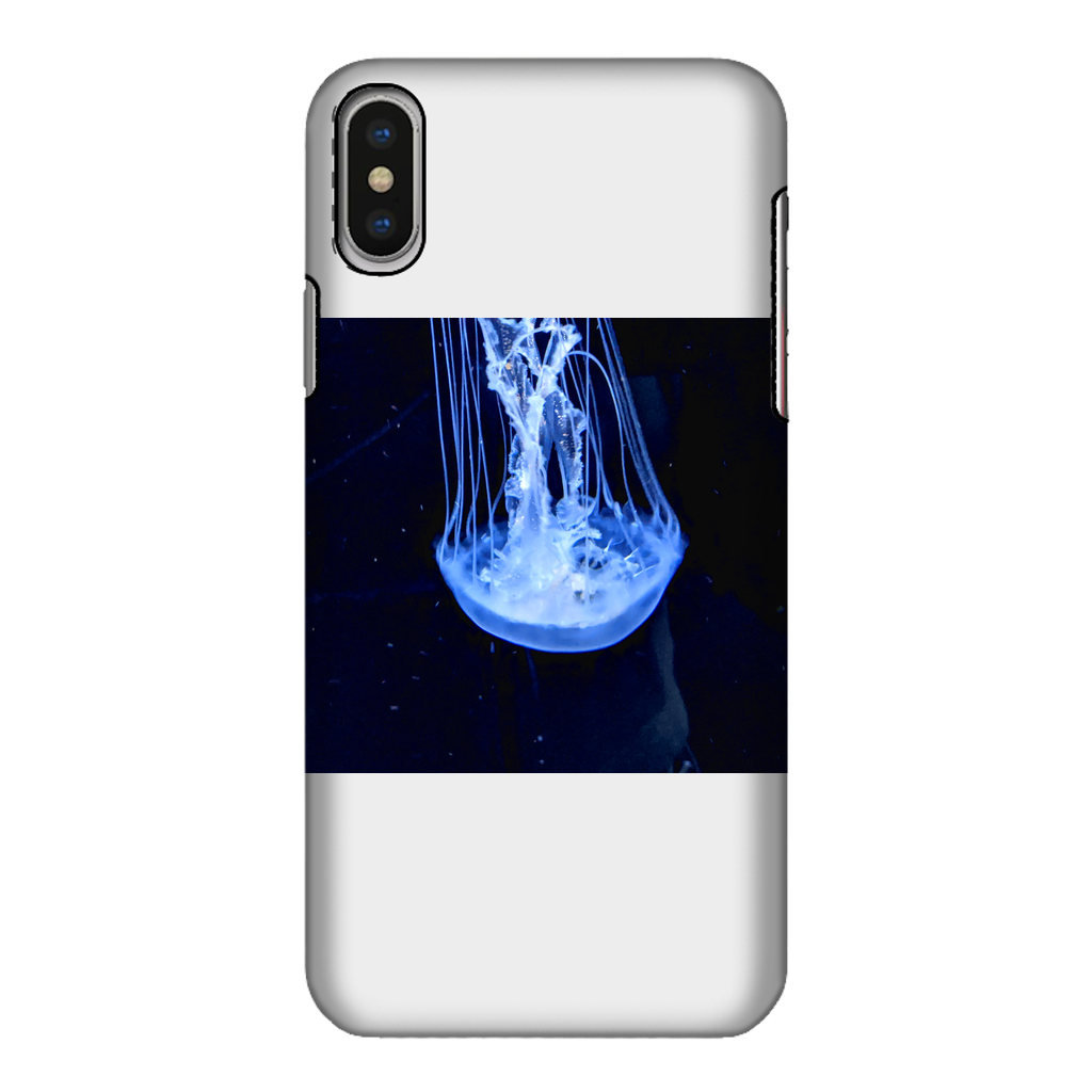 JellyFish Fully Printed Tough Phone Case showcasing vibrant colors and dual-layer protection design.