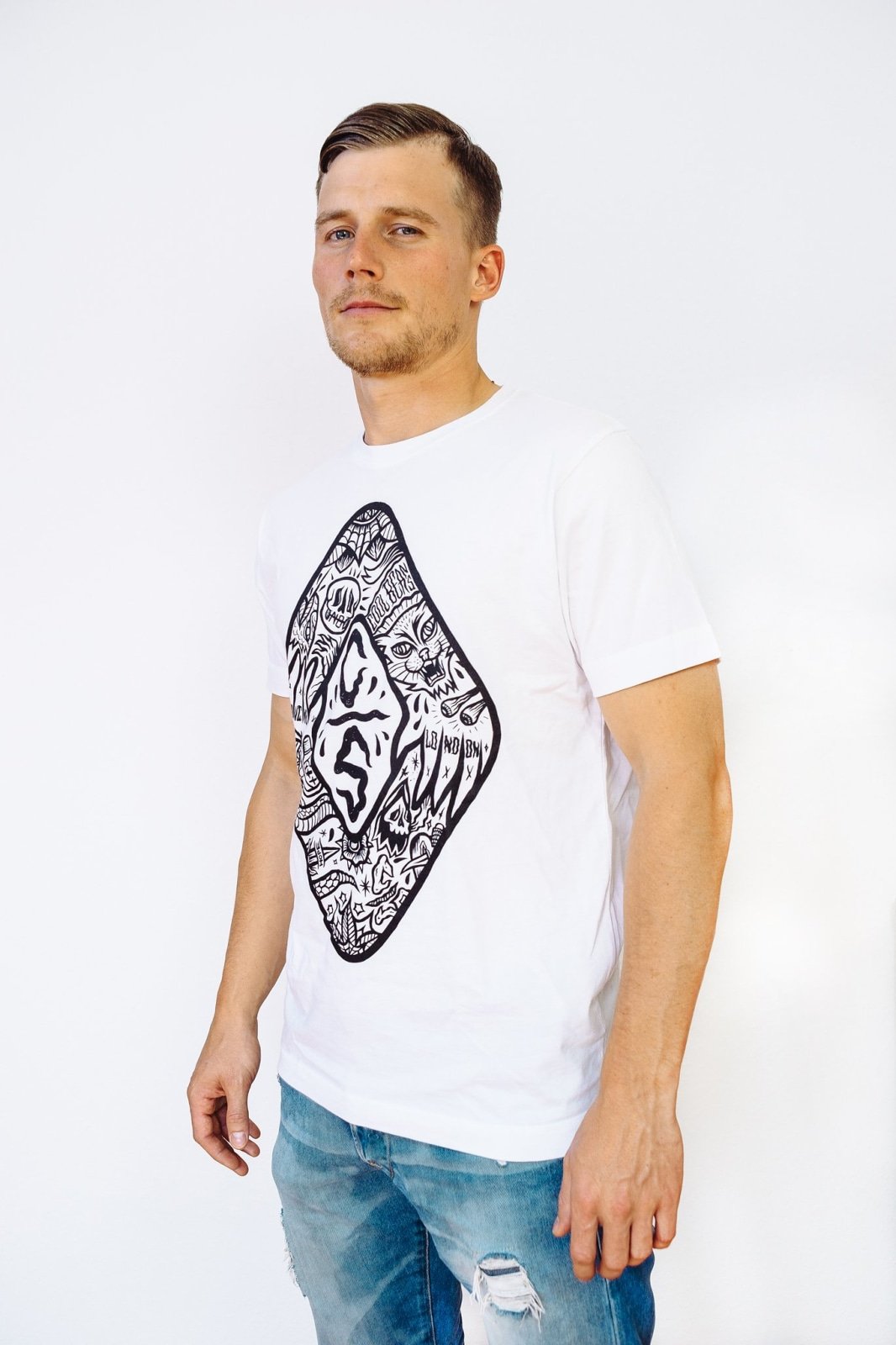 Keep Cool t-shirt made from 100% organic combed cotton with Norvine logo on the back, showcasing a stylish and comfortable design.