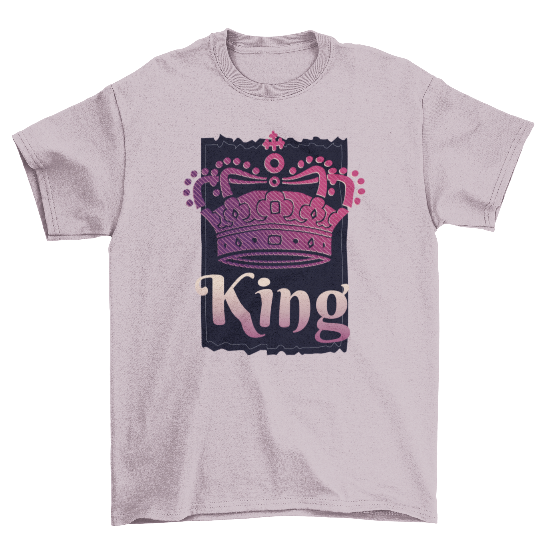 King Crown T-shirt featuring a stylish crown design with the word KING underneath.