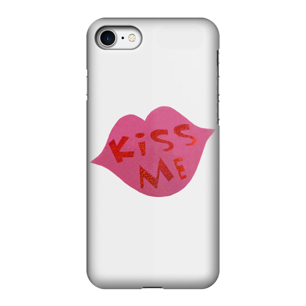 KissMe Fully Printed Tough Phone Case showcasing vibrant all-around design with rubber interior and hard exterior for maximum protection.