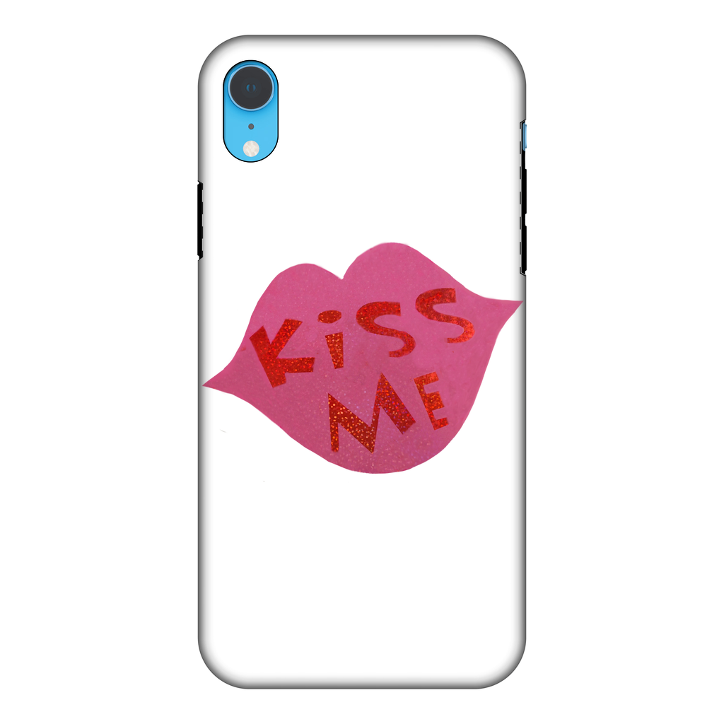 KissMe Fully Printed Tough Phone Case showcasing vibrant all-around design with rubber interior and hard exterior for maximum protection.