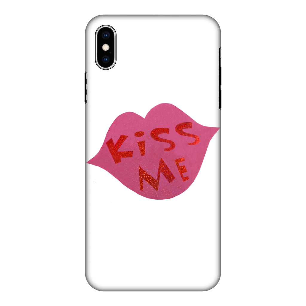 KissMe Fully Printed Tough Phone Case showcasing vibrant all-around design with rubber interior and hard exterior for maximum protection.