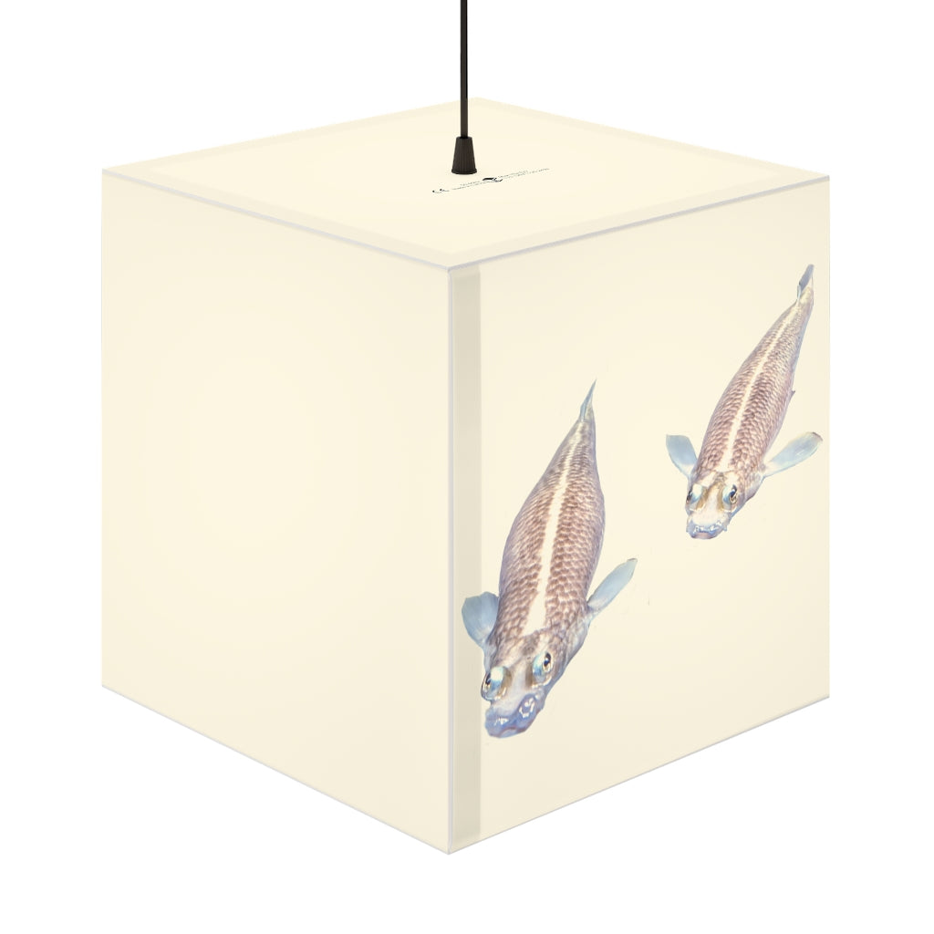 A beautifully designed Koi Fish Personalized Lamp showcasing vibrant colors and intricate patterns, perfect for home decor.