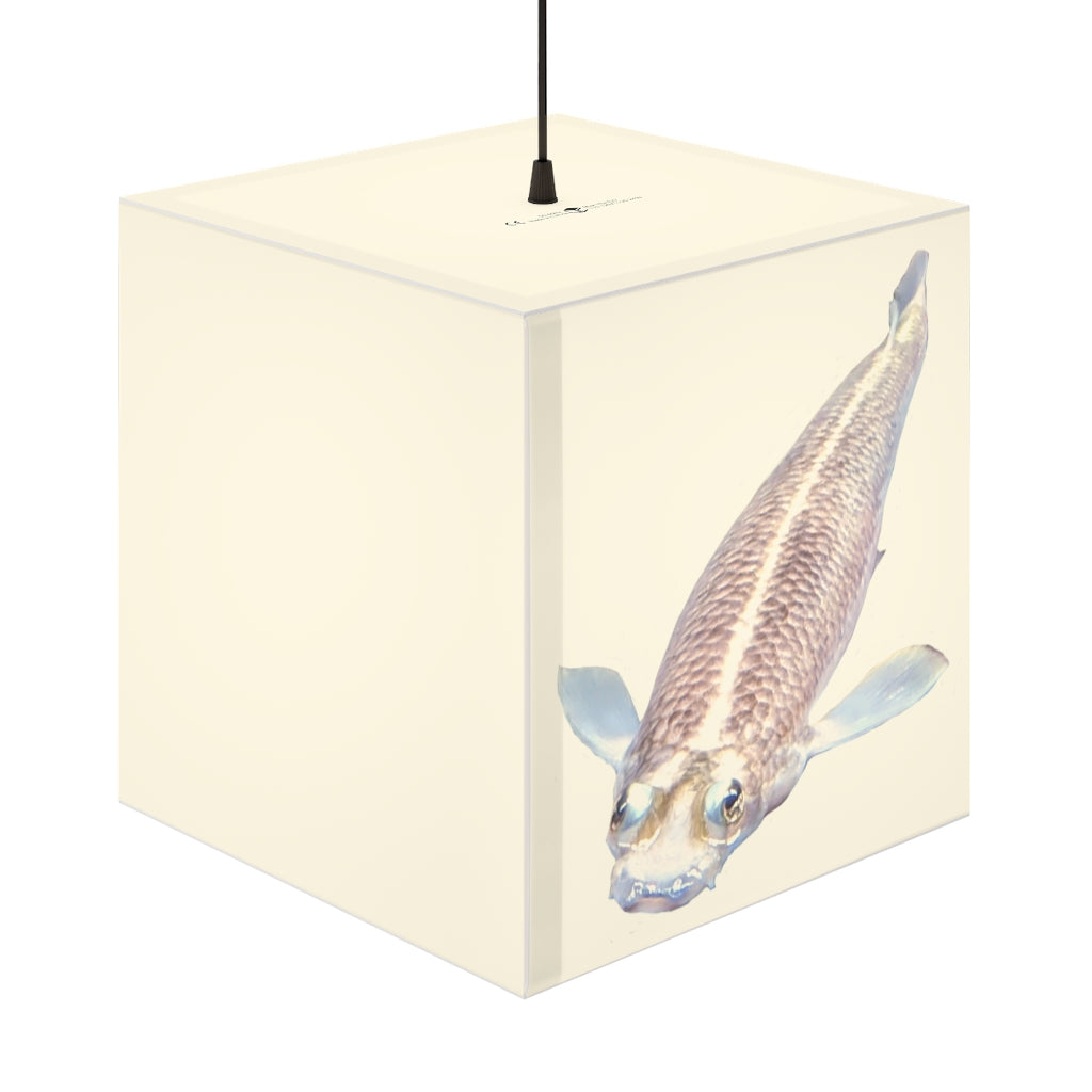 A beautifully designed Koi Fish Personalized Lamp showcasing vibrant colors and intricate patterns, perfect for home decor.