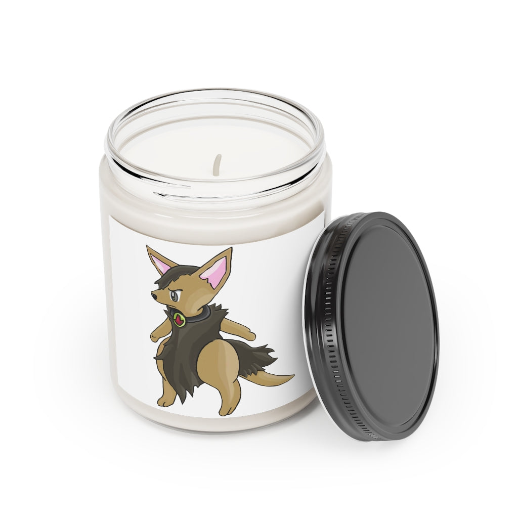 Layboy Scented Candle in a glass container, featuring a permanent adhesive label, available in Cinnamon Stick and Vanilla fragrances.