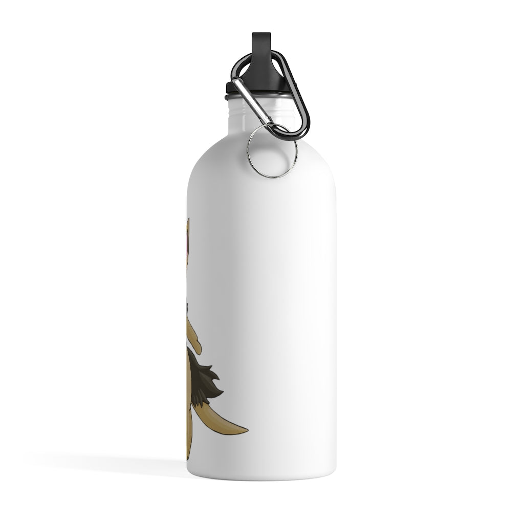 Layboy Stainless Steel Water Bottle with a plastic screw top and stylish print, ideal for hydration on the go.