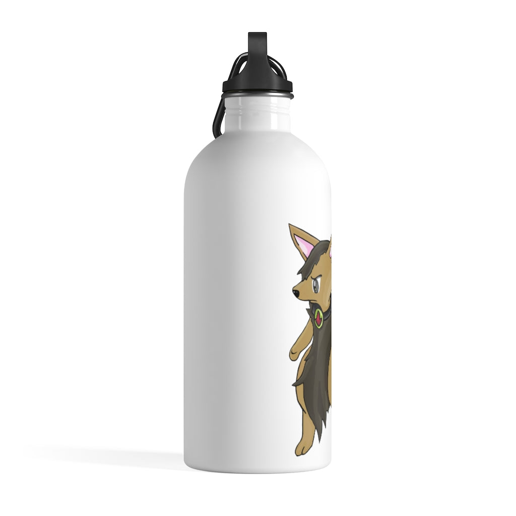 Layboy Stainless Steel Water Bottle with a plastic screw top and stylish print, ideal for hydration on the go.