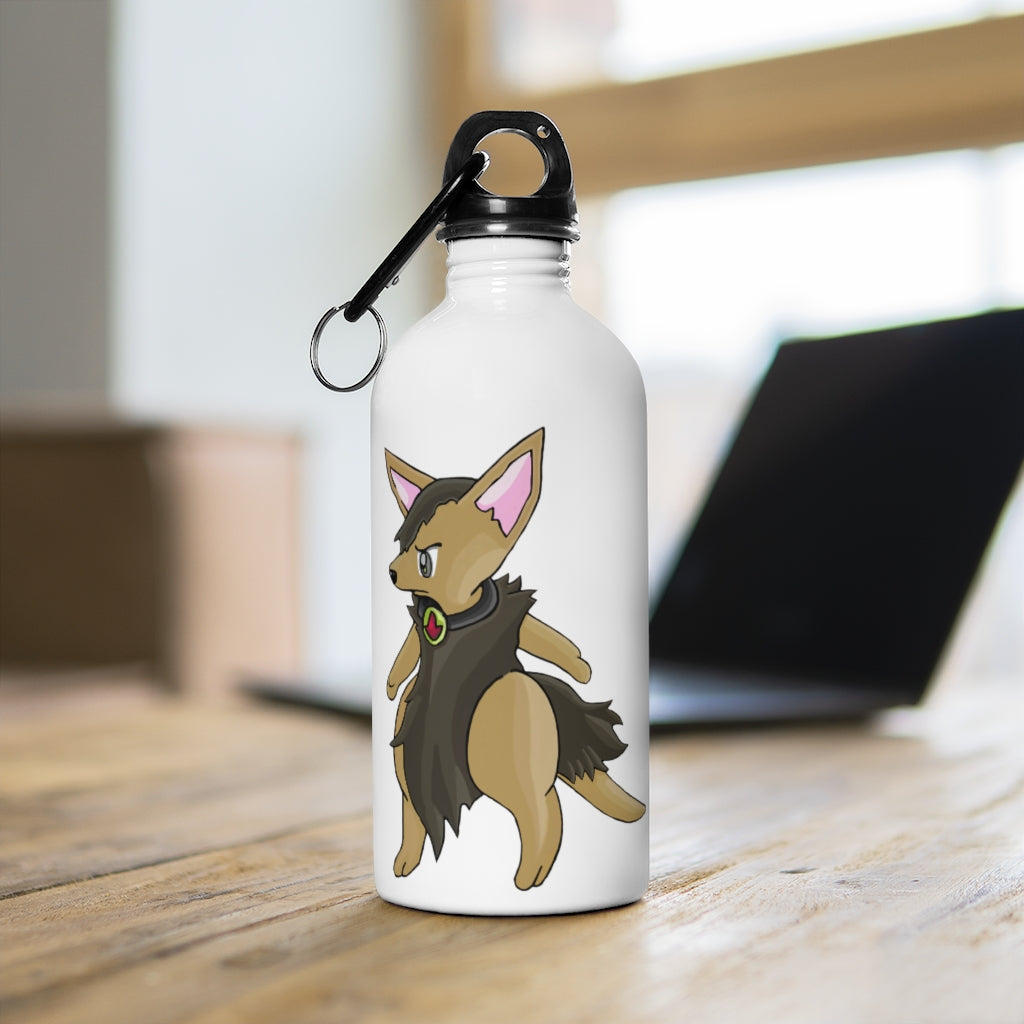 Layboy Stainless Steel Water Bottle with a plastic screw top and stylish print, ideal for hydration on the go.