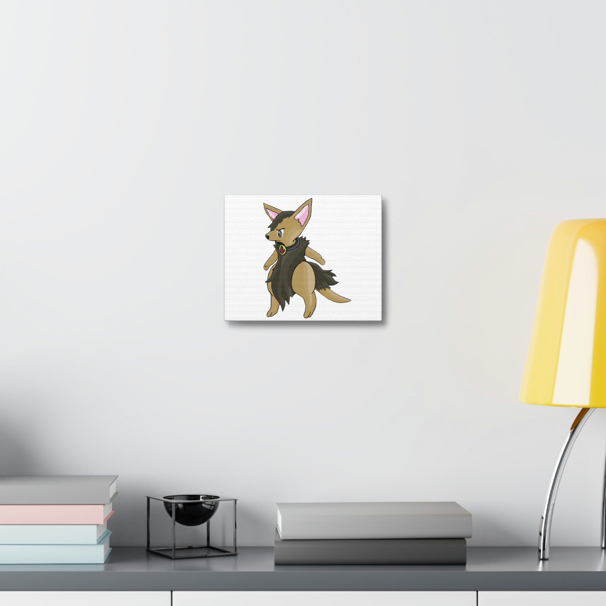 Layboy Stretched Canvas featuring vibrant artwork on a wooden frame, ideal for indoor decoration.