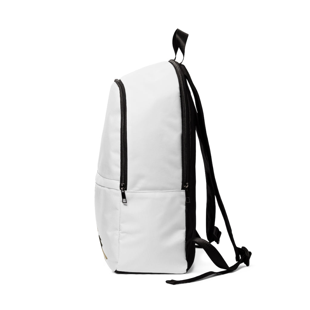 Layboy Unisex Fabric Backpack in various colors, showcasing its lightweight and waterproof design with adjustable straps.