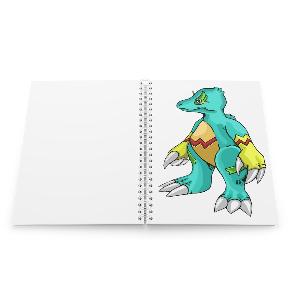 Laygoo Spiral Notebook with customizable covers and wide-ruled pages, featuring a semi-gloss laminated finish.