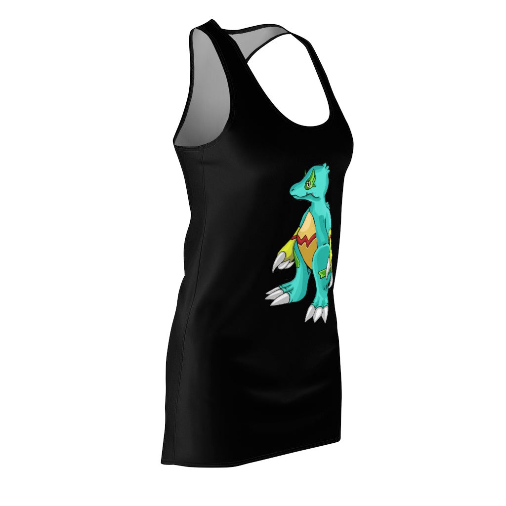 Laygoo Women's Cut & Sew Racerback Dress showcasing a stylish and feminine design, perfect for casual and active wear.