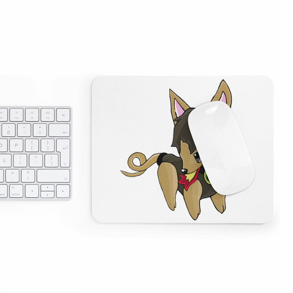 LB Mouse Pad featuring a vibrant full print design on a smooth Neoprene surface, ideal for home or office use.