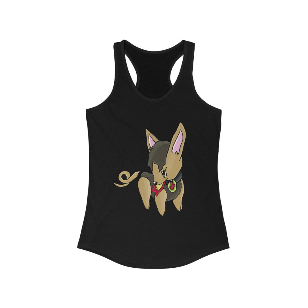 LB Women's Ideal Racerback Tank in various colors, showcasing its slim fit and racerback design.