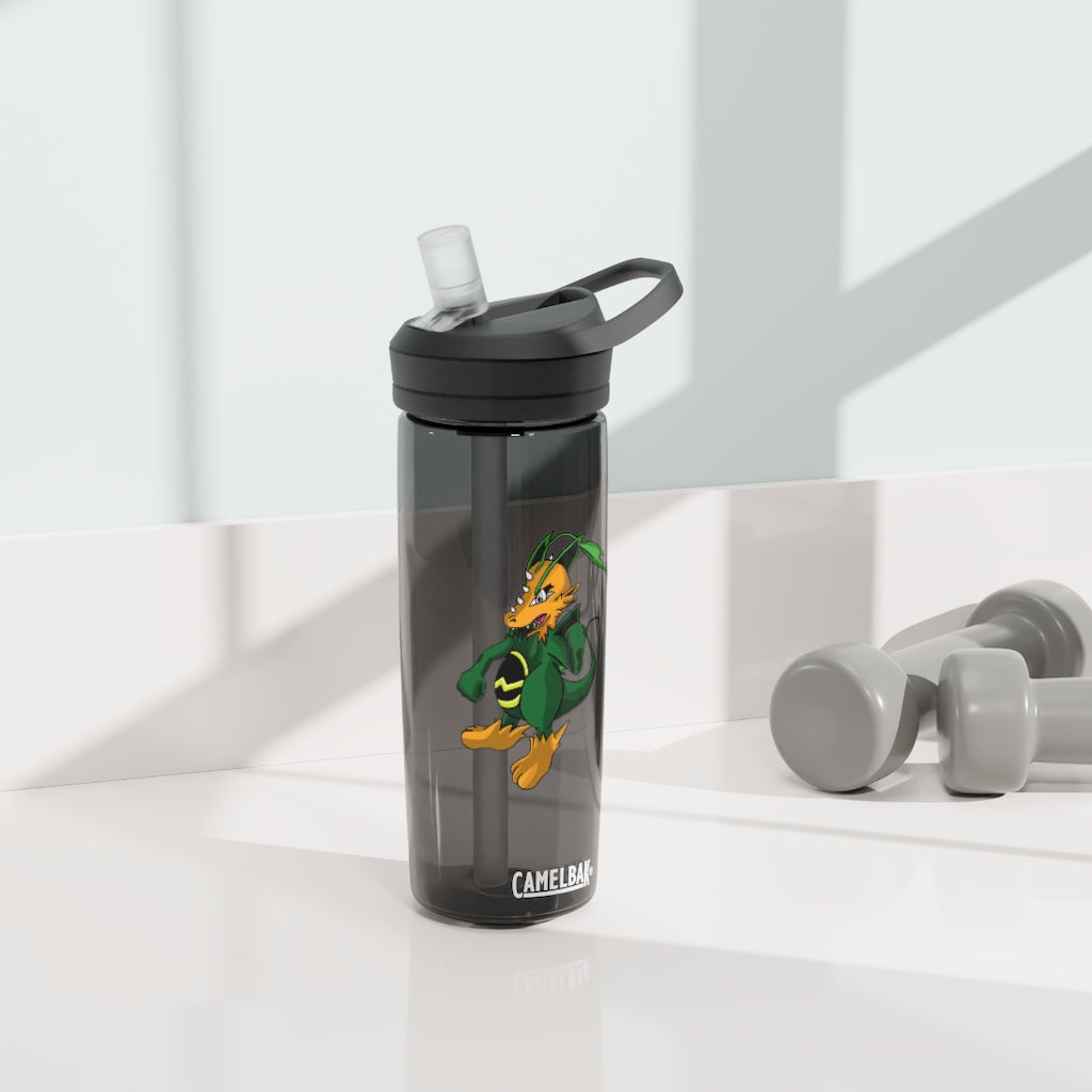 Ledino CamelBak Eddy® Water Bottle in 20oz and 25oz sizes, showcasing its durable Tritan™ material and spill-proof design.