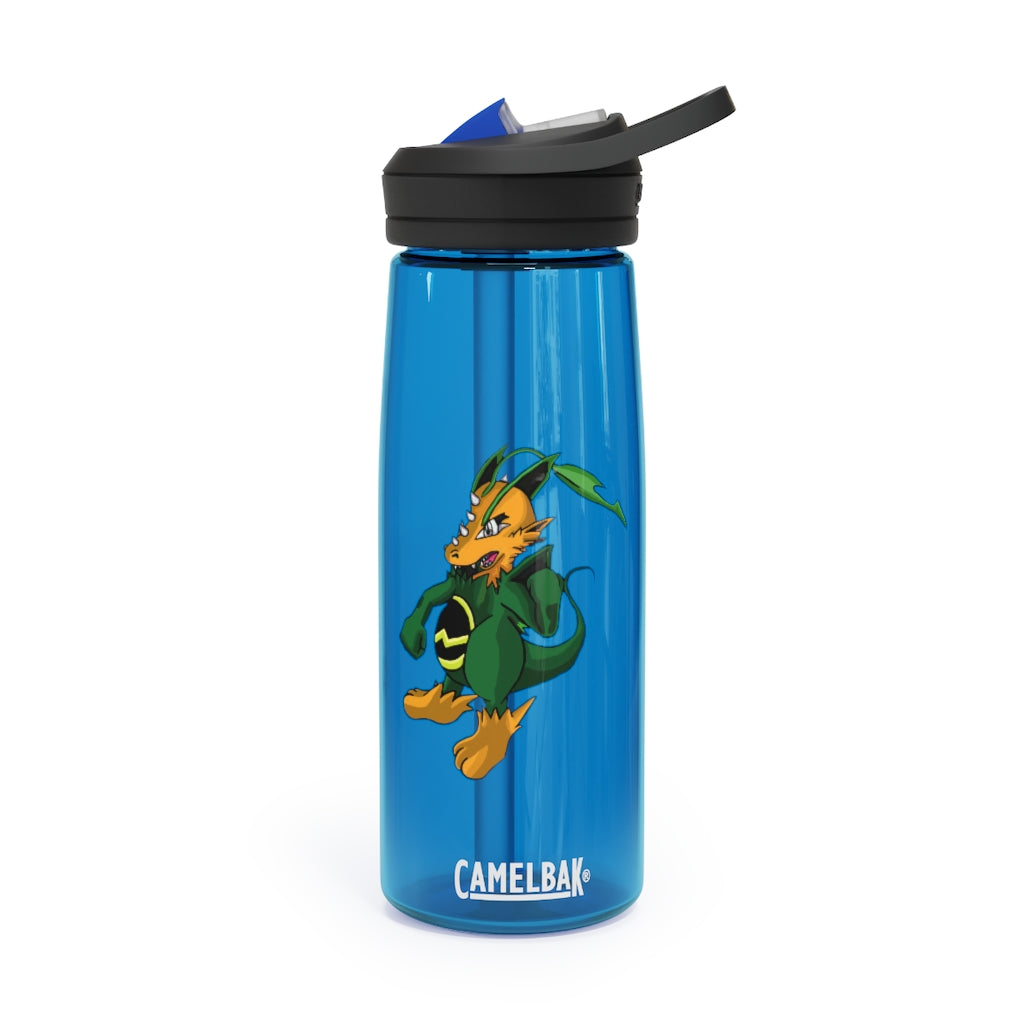 Ledino CamelBak Eddy® Water Bottle in 20oz and 25oz sizes, showcasing its durable Tritan™ material and spill-proof design.