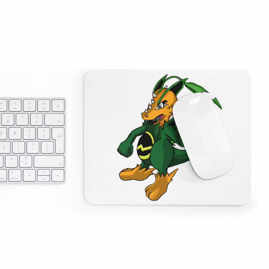 Ledino Mouse Pad featuring a vibrant full print design on a smooth neoprene surface, ideal for enhancing desk aesthetics.