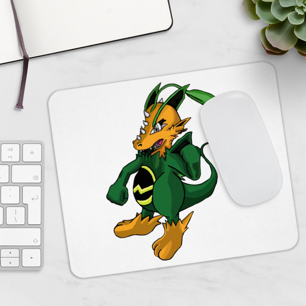 Ledino Mouse Pad featuring a vibrant full print design on a smooth neoprene surface, ideal for enhancing desk aesthetics.